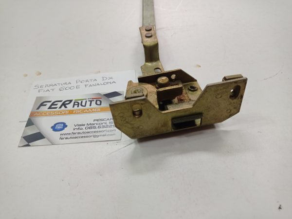 SERRATURA PORTA DESTRA FIAT 600 E - immagine 3